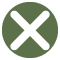 Icon mit Kreuz (welche Speisen sollten vermieden werden).